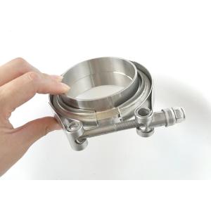Turbo Downpipe Exhaust Stainless V-Band Bolt Clamp with Flange