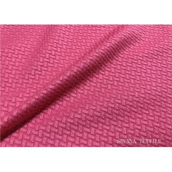Cotton Touch Activewear Knit Fabric Durability Wicking Moisture For Run Yoga