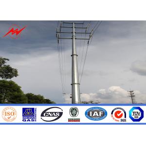 43m 320kv NGCP Hot Dip Galvanizing Steel Electrical Utility Poles For Bidder