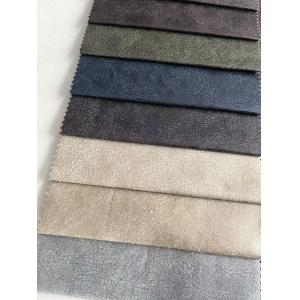 Faux Leather Sofa Fabric Embossed Wrinkle Resistant For Upholstery