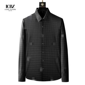 Autumn Plaid Custom Shirt Printing Digital Print Shirt for Casual Wear in Large