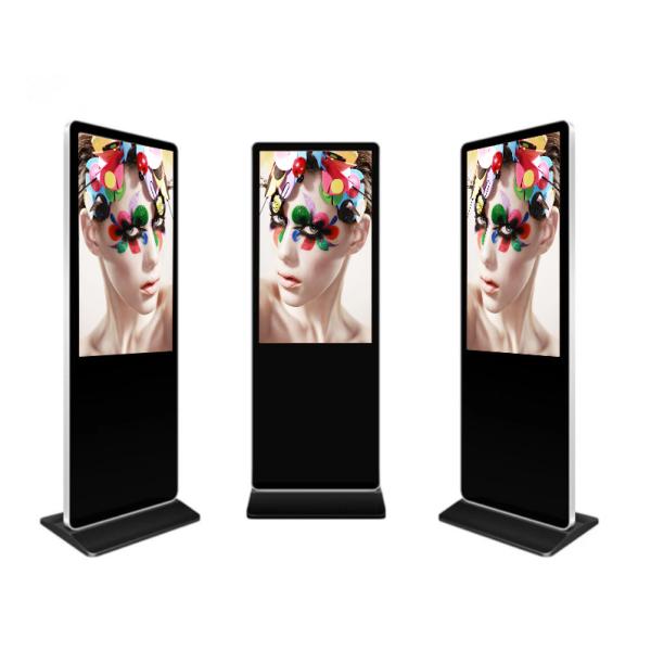 Floor Standing Indoor Digital Signage 1920x1080 Full HD Customized Logo