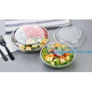 Cheap Custom Food Grade Clear PET Salad Bowl Disposable Food Plastic Bowl,460ml