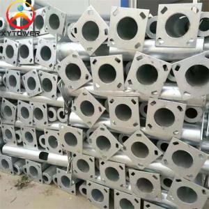 Galvanized Q235/Q345 Steel Outdoor Security Monitoring CCTV Camera Pole