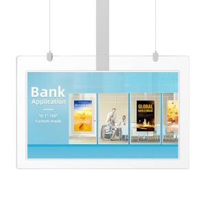 Transparent Hanging Floor Standing Digital Signage Display 55inch 110V OLED