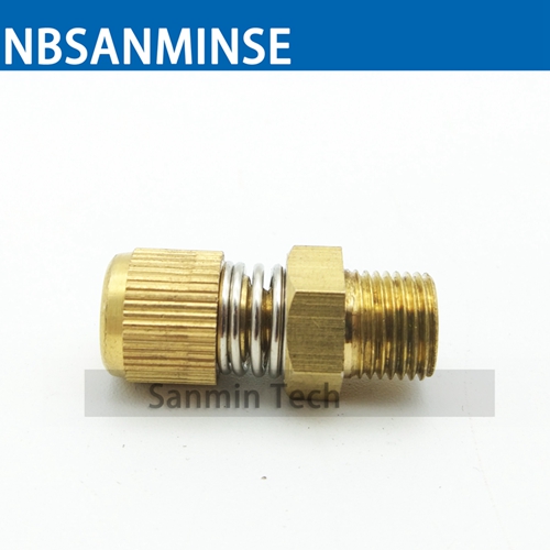 Pneumatic Air Fittings NBSANMINSE SD Type Of Timing Pneumatic Muffler Brass Silence Exhaust Air Sintered