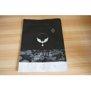 3-side Coffee Bags Packaging Small Black Matte Finish Zipper