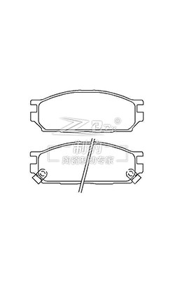 Buy Mitsubishi Lioncel,Ceramic Brake Pad,D534,MB699577,F at wholesale prices