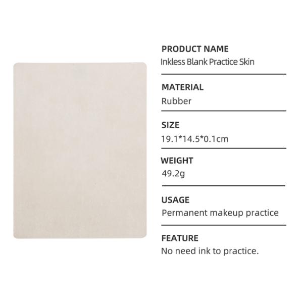 49.2G Inkless Blank Permanent Makeup Practice Skin For Eyeliner