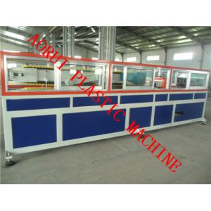 Panel Wood Plastic Extrusion Line / Plastic profile extrusion machine