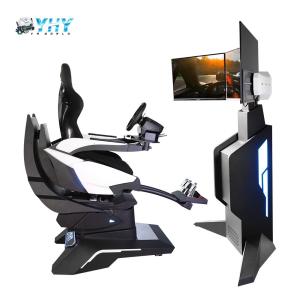 1100W 4D Vr Ride Game 9 Pcs 3 Screens Driving Vr Racing Simulator Chair For Kids