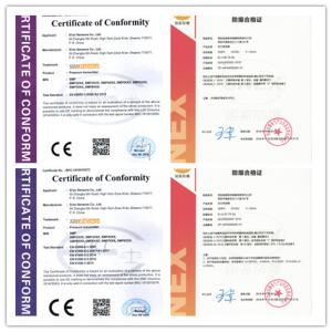 Xian Sensors Co.,Ltd. Certifications