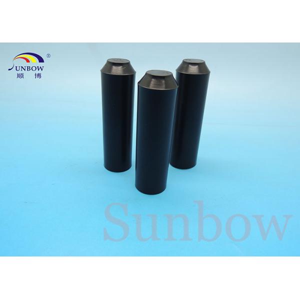 Buy Black Polyolefin Heat Shrink End Cap Cable Accessories at wholesale prices