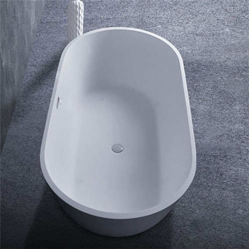 Simple Modern Acrylic Massage Bathtub / Small Stand Alone Tub Excellent Heat Retention