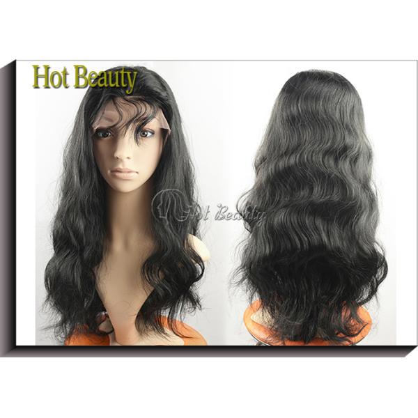 Human Hair Front Lace Wigs With Bangs