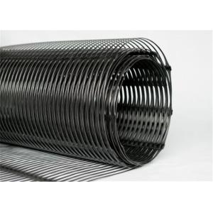 Reinforcement Roadbed Black High Density Uniaxial Plastic Geogrid