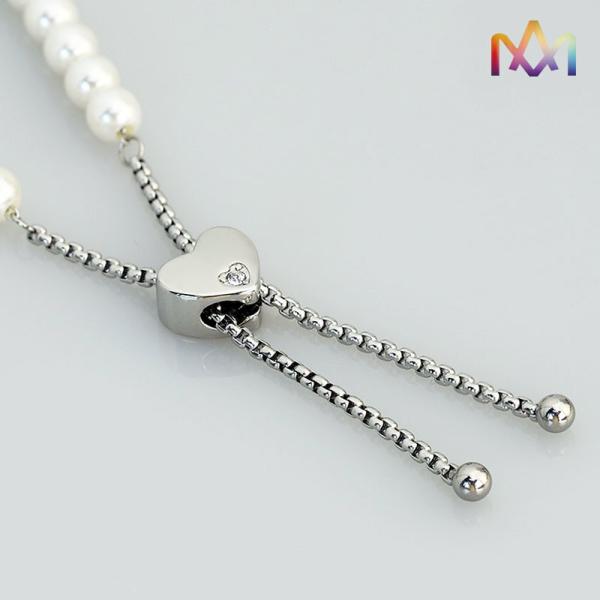 57MM Adjustable Bolo Pearl Bracelet For Women
