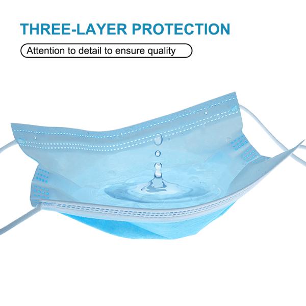 Medical Disposable Surgical Mask Doctor Nurse Breathing Face Mask With Ear Loop