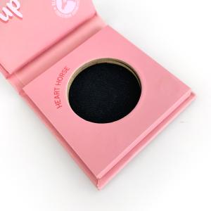 Custom Logo Flip Rigid Cardboard Cosmetics Paper Boxes Magnetic Eyeshadow Blush