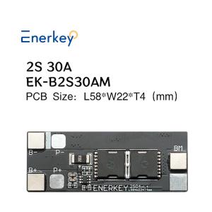 Enerkey 2S 20A 30A Li-ion Lithium Battery 18650 Charger PCB BMS Protection Board