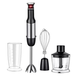 Kitchen Handheld Immersion Blender 4 In 1 Stepless Speeds