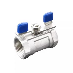 1/2inch SS202 SS304 SS316 Metal Ball Valve Butterfly Handle Female And Female