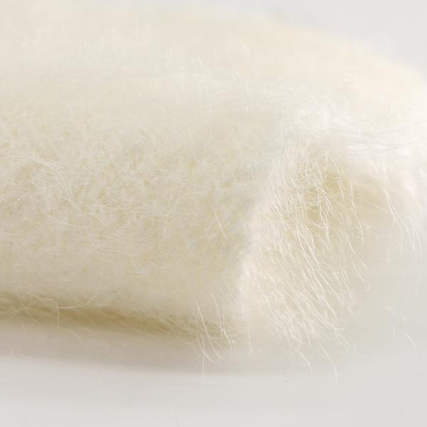 Handbags Fluffy Bulky Mohair Yarn , 1/8NM Elastic Mohair Wool For Knitting