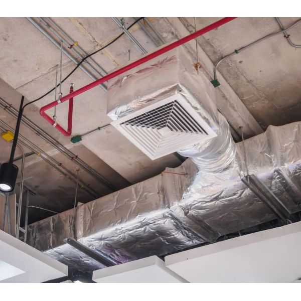 PP Coating Composited Aluminum Foil Woven Cloth Insulation Material Roll Custom Flame Retardant Heat Insulation