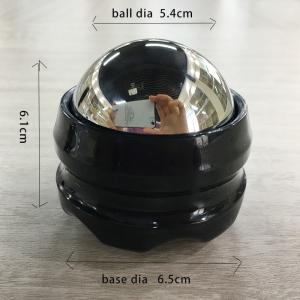 Black Dia32mm Stainless Steel Massage Ball Ice Cooling Roller Ball