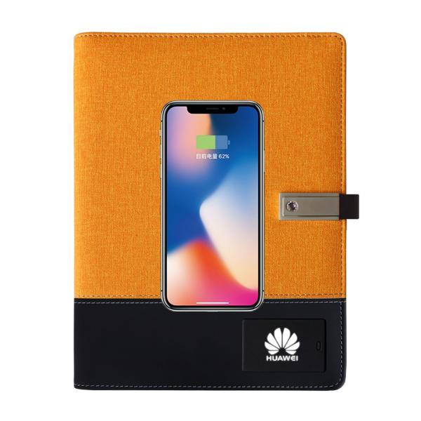 Pu Leather A5 Notebook Luxury Corporate Gifts Erasable Custom Logo With LED