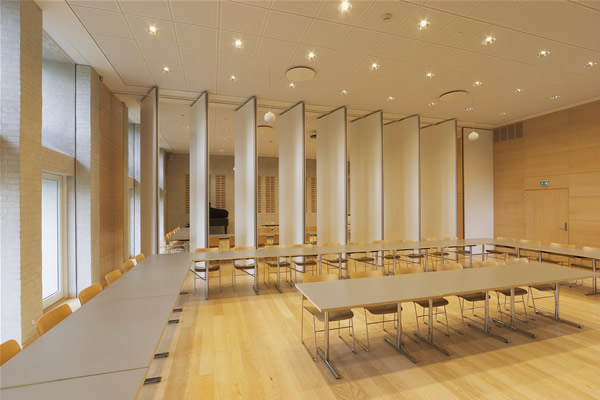 Soundproof Movable Partition Walls for Conference Room , Folding Doors Room Dividers