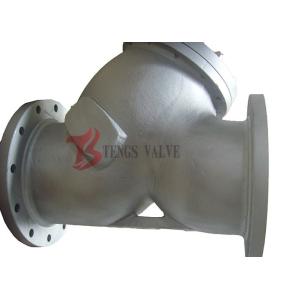 Compact Industrial Y Strainers Lightweight Class 150LB For Filter Liquid / Gas
