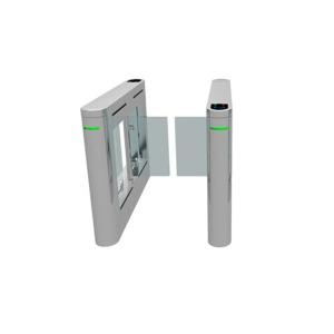 Biometric Wing Swing Arm Turnstile Hitech Core Access Control 1.5mm Frame