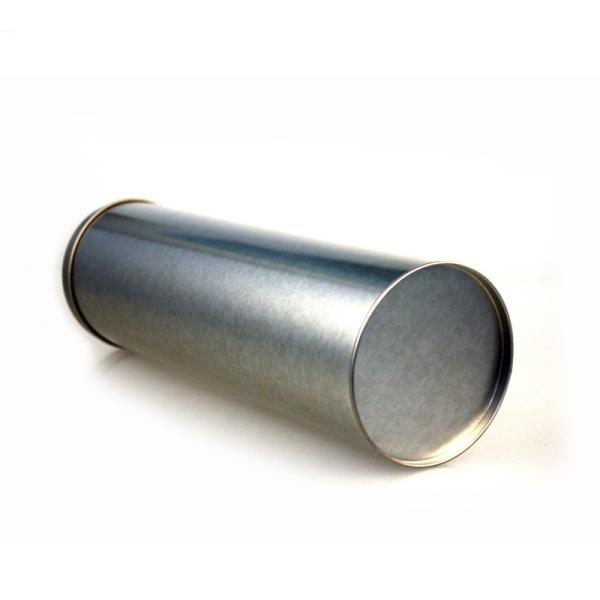 Buy Round Silver Wine Bottle Metal Tins at wholesale prices