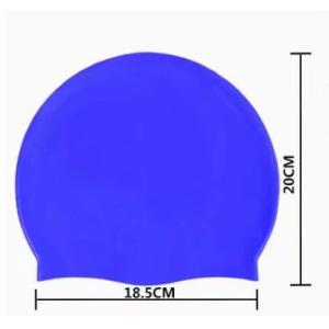 Professional Silicone Swimming Cap with Colored Silkscreen Printing and Moulding
