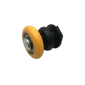 Shower Door Hanging Roller High Carbon Steel Bearing Nylon Round Shape Pulley