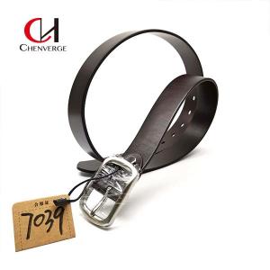 ODM Multiscene Braided Leather Belt Dark Brown With Pin Buckle