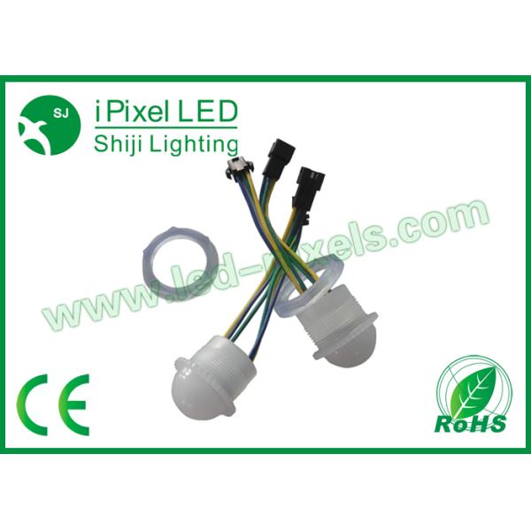 Full color 26mm UCS1903 ic rgb pixel with Frosted Transparent Cases