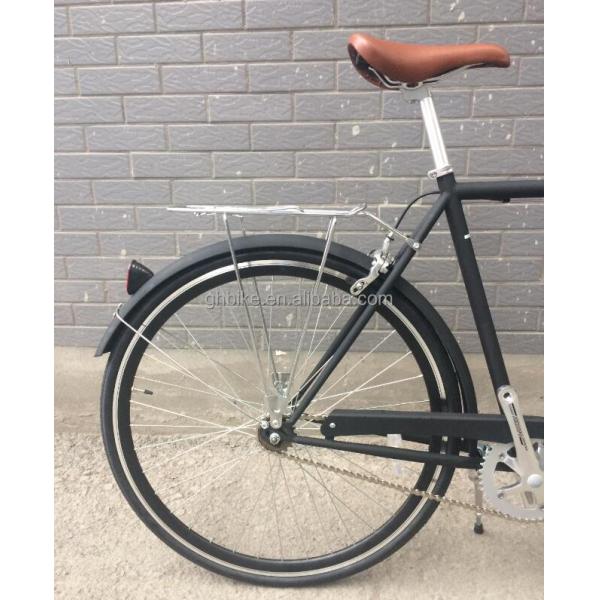 CE Hi-Ten Steel Frame Single Speed Street Holland Traditional Adult Men City Bicycle