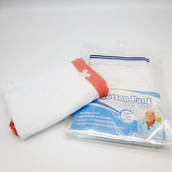 100% Cotton Washable and Reusable Protective Brief Insertion Pocket Incontinent