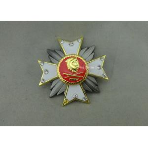 Die Casting Zinc Alloy Souvenir Badges , Government 3D Badge