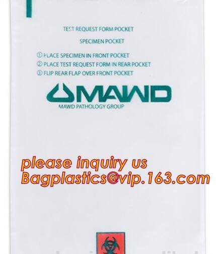 biohazard infectious waste bag, Medicine Envelope, PP Autoclavable, Medical Wast
