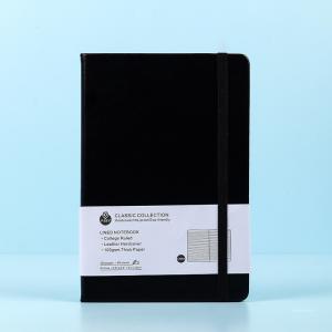 A5 A6 Engraved Custom Book Cover Printing Genuine Leather Bound
