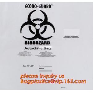 biodegradable biohazard bag/Recycled garbage bag, Polyethylene Biohazard Printed