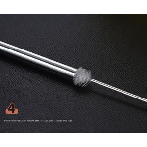 Adjustable Reusable Stainless Steel Straws With Case Party Wedding Use