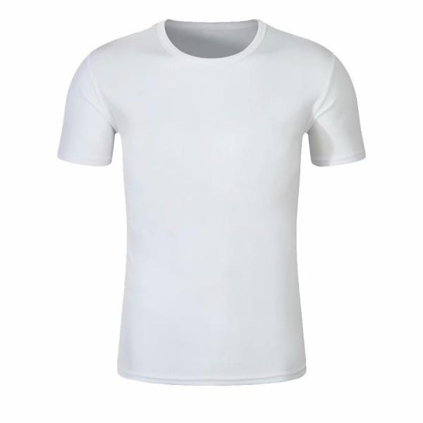 Polyester Basic Plain Men O Neck Blank T Shirts 140gram Sustainable