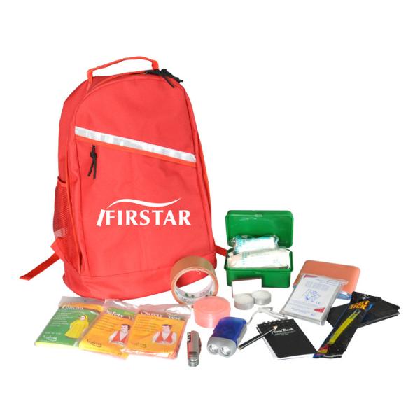 Buy Large Capacity Survival First Aid Bag Waterproof Red Outdoor Medical Backpack at wholesale prices