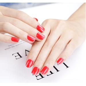 OEM ODM Nail Paint Solid Color Strips with Designs Custom Semi Cured Gel Polish