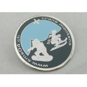 Brass Stamping LapelSoft Enamel Pin , Nickel Plating Butterfly Clutch