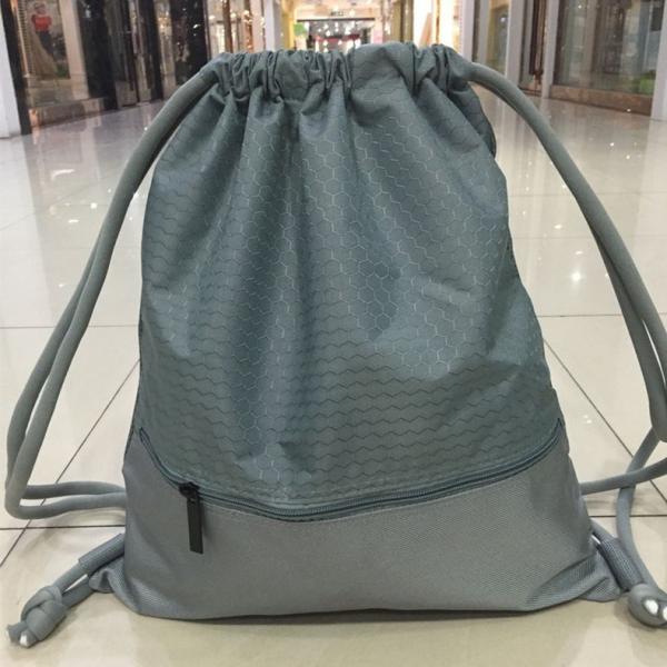 Buy Polyester Digital Printing Waterproof String Backpack With Pocket Outside at wholesale prices